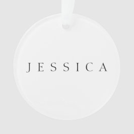 Ornamento Nome Clássico (ou palavra)