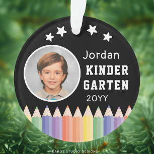Ornamento Nome Colorido Personalizado da Educação Infantil F