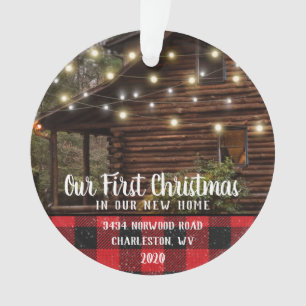 Ornamento Nome Da Nova Família De Fotos Da Casa Personalizad