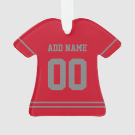 Ornamento Nome personalizado de Jersey de basquetebol person
