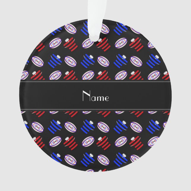 Ornamento Nome personalizado jerseys rugby (Frente)