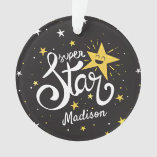 Ornamento Nome personalizado Superstar