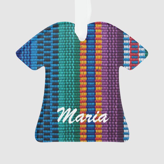 Ornamento Nome tradicional do costume do weave do tecido de (Frente)