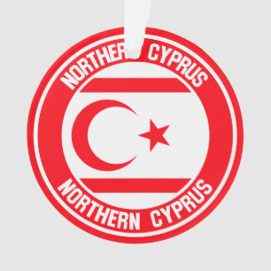 Ornamento Norte Cyprus Round Emblem