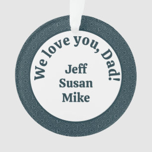 Ornamento Nós te amamos, Pai!