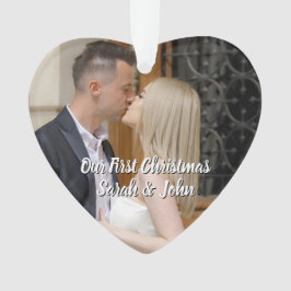 Ornamento Nossa Primeira Foto De Natal