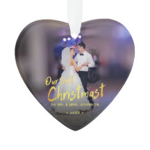 Nossa Primeira Foto de Natal de Casamento