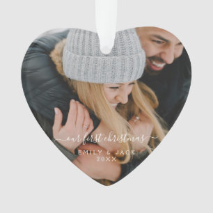 Ornamento Nossa Primeira Mão De Natal Letrou Foto