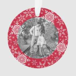 Ornamento Nossos flocos de neve casados primeiro Natal no