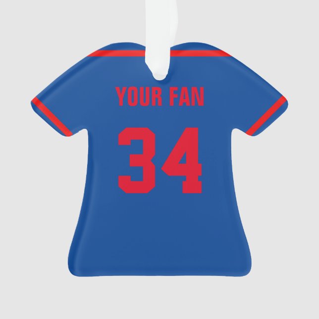 Ornamento Nova Iorque National Baseball Jersey Ornament (Frente)