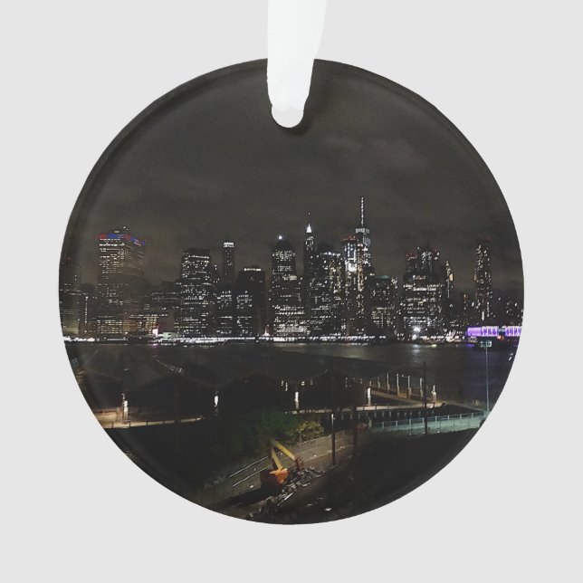 Ornamento Nova Iorque Skyline nº 2 Ornament (Frente)