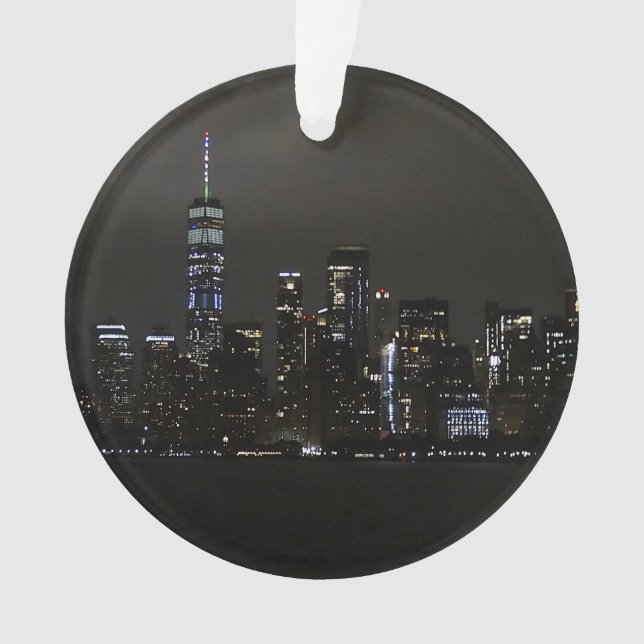 Ornamento Nova Iorque Skyline nº 3 Ornament (Frente)