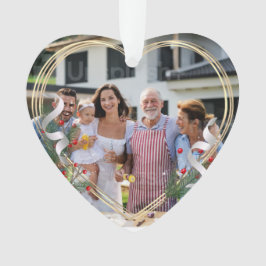 Ornamento Nova Mamãe, Holly & Pine Dourada Foto