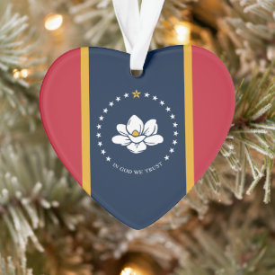 Ornamento Nova Mississippi 2020 Em Deus Confiamos Na Bandeir