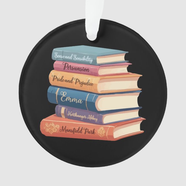 Ornamento Novelas de Jane Austen VII (Frente)