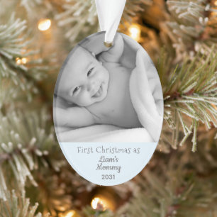 Ornamento Novo Natal da Mãe como Personalizar Foto da Mamã