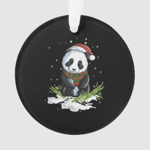 Ornamento Novo natal panda neve inverno Natal