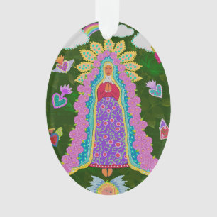 Ornamento Nuestra Señora de Guadalupe Green