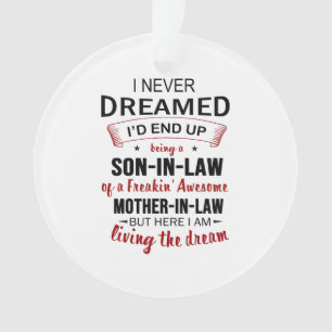 Ornamento Nunca Sonhei Ser Filho-De-Direito Estranho