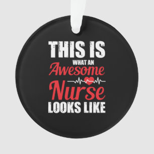Ornamento Nurse Gift This Is What An Awesome Nurse