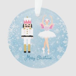 Ornamento Nutcracker Ballerina Snowflakes Ornament Acrílico