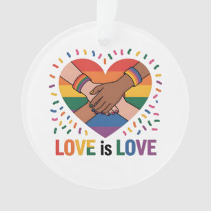 Ornamento O amor é amor