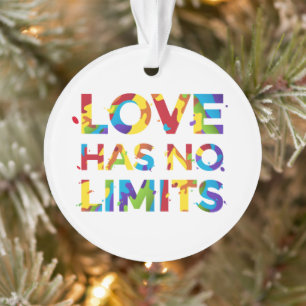 Ornamento O Amor Não Tem Limites