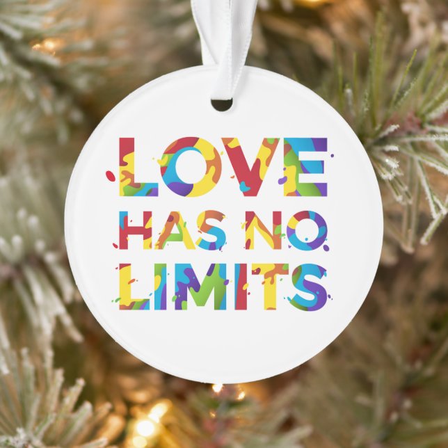 Ornamento O Amor Não Tem Limites (Árvore)