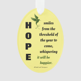Ornamento O Ano Novo será Feliz