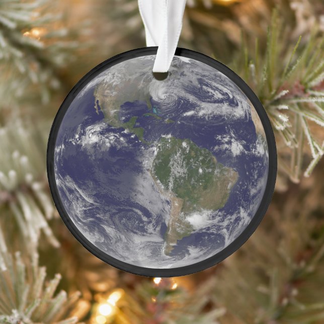 Ornamento O Furacão Sandy Na Costa Leste Dos Eua. (Árvore)