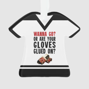 Ornamento O hóquei do jérsei do nome & do número reforça