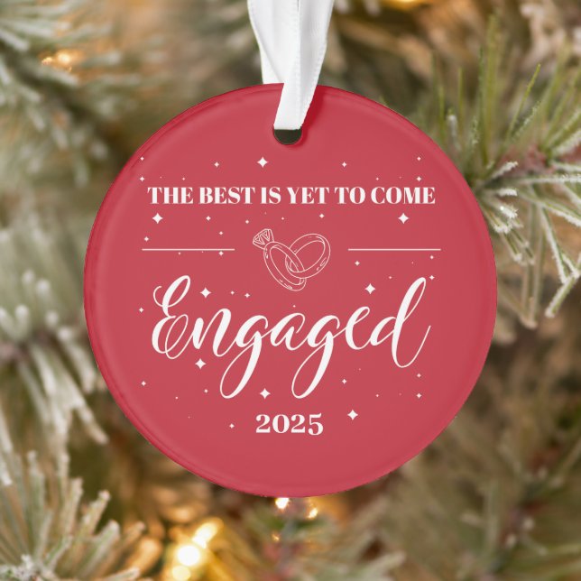 Ornamento O Melhor Ainda Está Por Vir - Personalizar 2025 (Árvore)