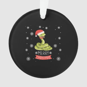Ornamento O Melhor Dia De Natal De Todos Com A Minha Cobra,