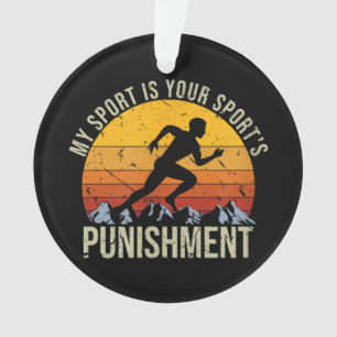 Ornamento O Meu Esporte É A Sua Pena Esportiva.