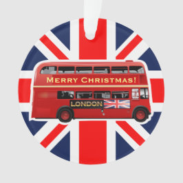 Ornamento O ônibus vermelho famoso de Londres