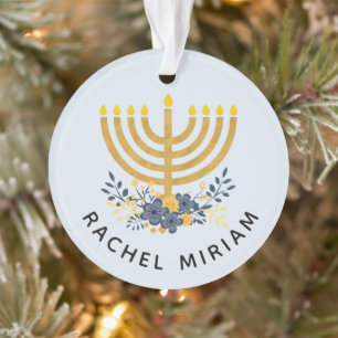 Ornamento O primeiro Hanukkah do bebê Guarda-chuvas Datas
