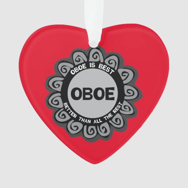 Ornamento Oboe é o melhor (Frente)