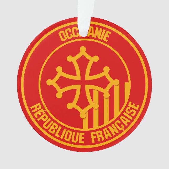 Ornamento Occitanie Round Emblem (Frente)