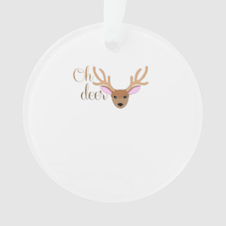 Ornamento Oh Deer Artistic Style Acrylic Ornament