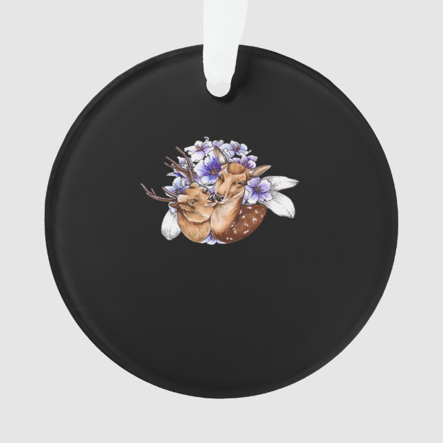 Ornamento Oh Deer Clean Minimal Style (Frente)