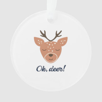 Ornamento Oh Deer Deer Love Save The Deer Creative Design