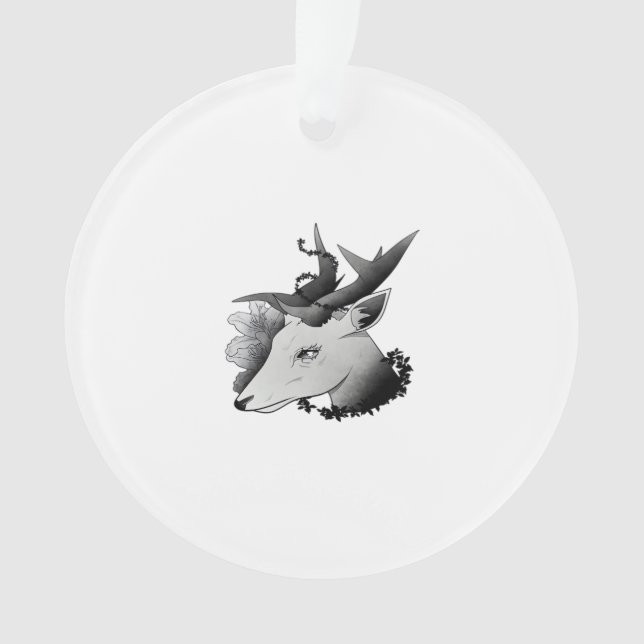 Ornamento Oh Deer Estilo Clássico (Frente)