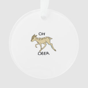 Ornamento Oh Deer Estilo Elegante Atemporal