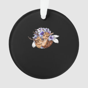 Ornamento Oh Deer Estilo Minimalista Limpo