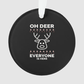 Ornamento Oh Deer Everyone Is Here Modern Style