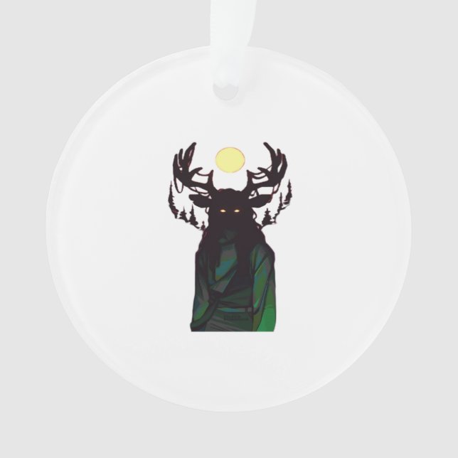 Ornamento Oh Deer Minimal Design (Frente)