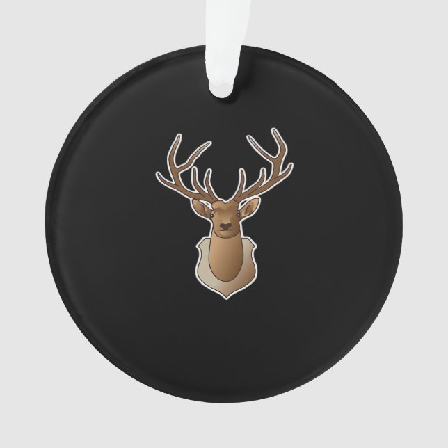 Ornamento Oh Deer Minimal Design (Frente)