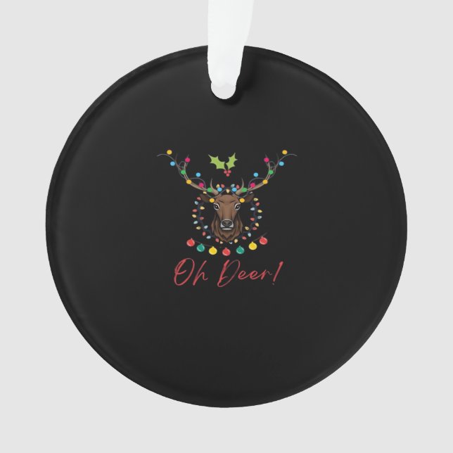 Ornamento Oh Deer Modern Aesthetic (Frente)