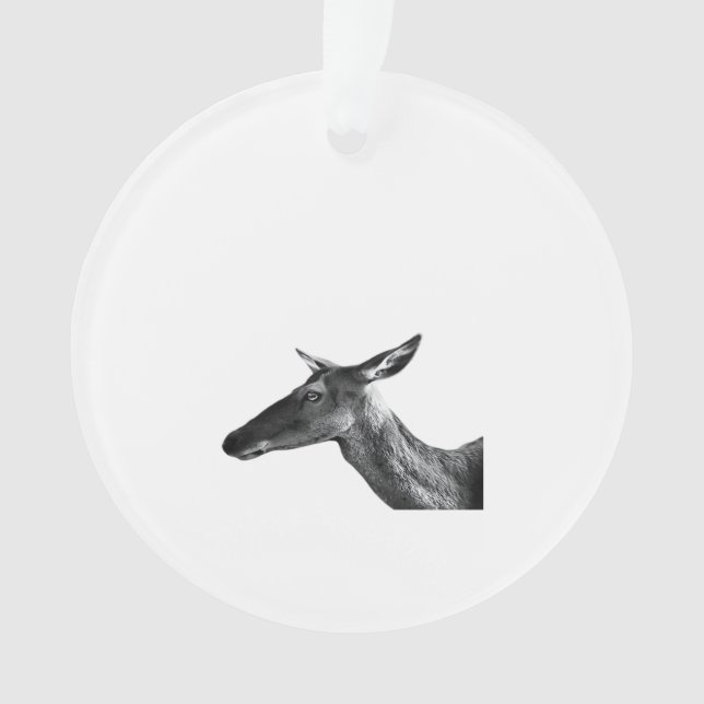 Ornamento Oh Deer Modern Aesthetic Vibe Acrylic Ornament (Frente)
