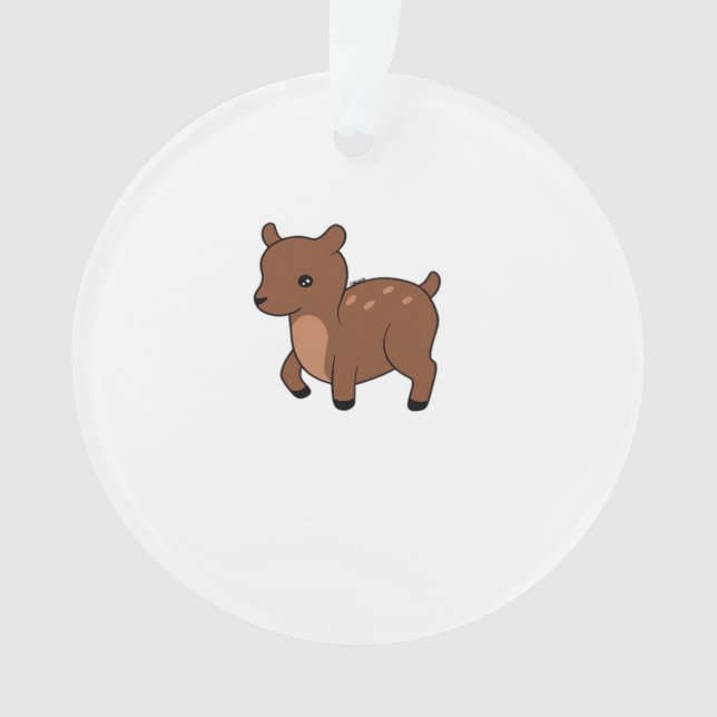 Ornamento Oh Deer Soft Minimal Design (Frente)